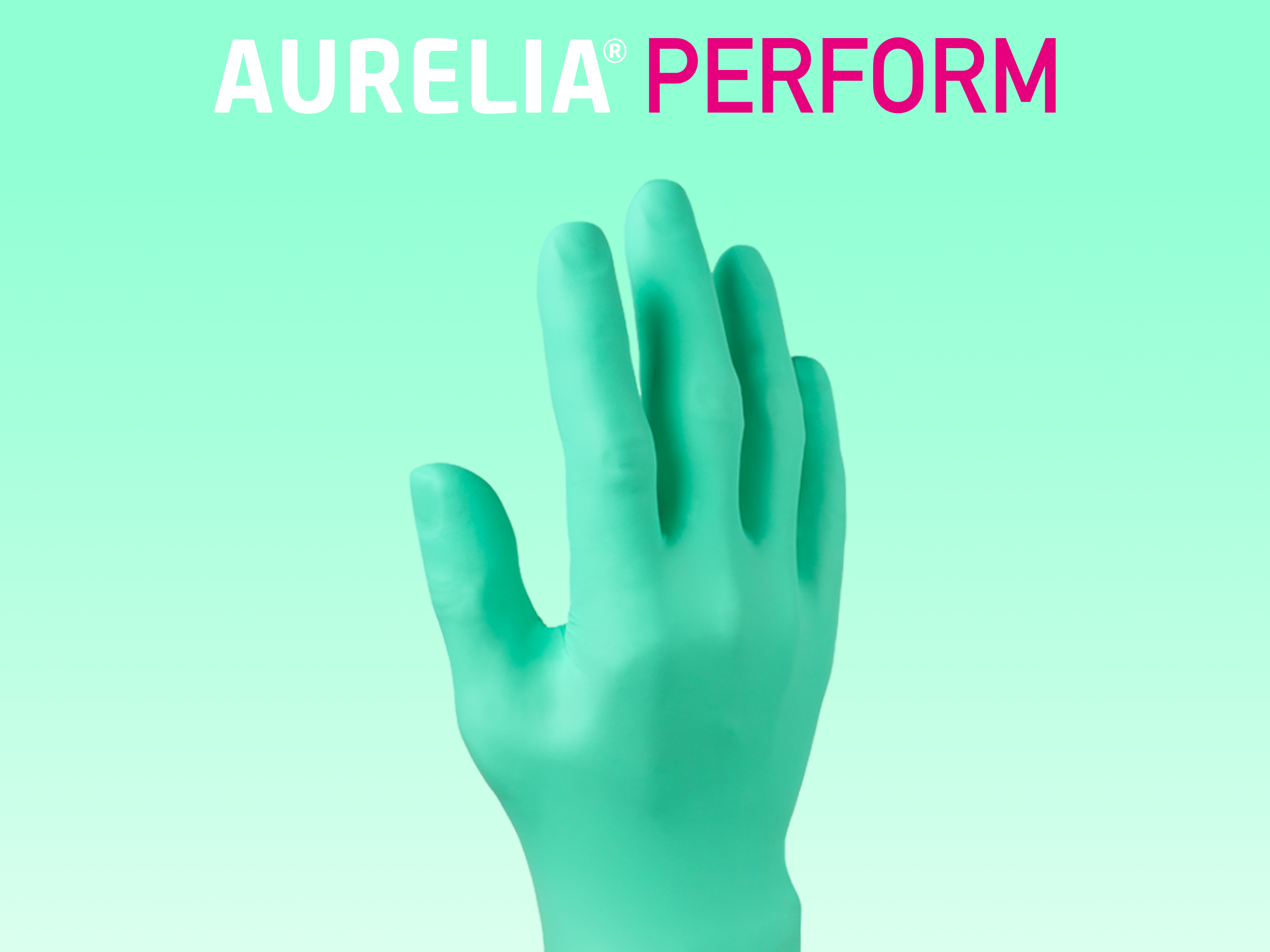 Aurelia Perform Teal Nitrile Disposable Glove
