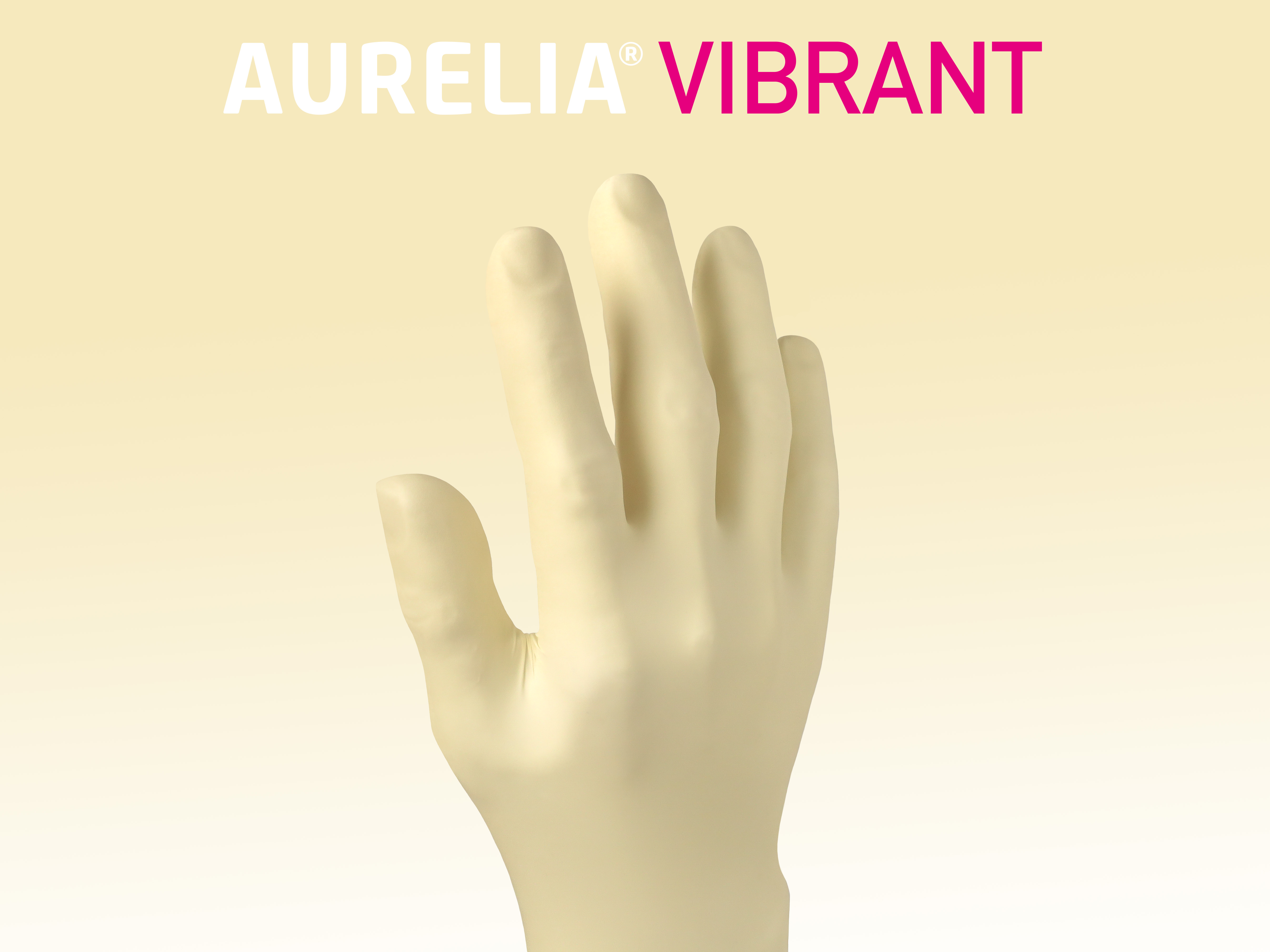 Aurelia Vibrant Natural latex disposable gloves