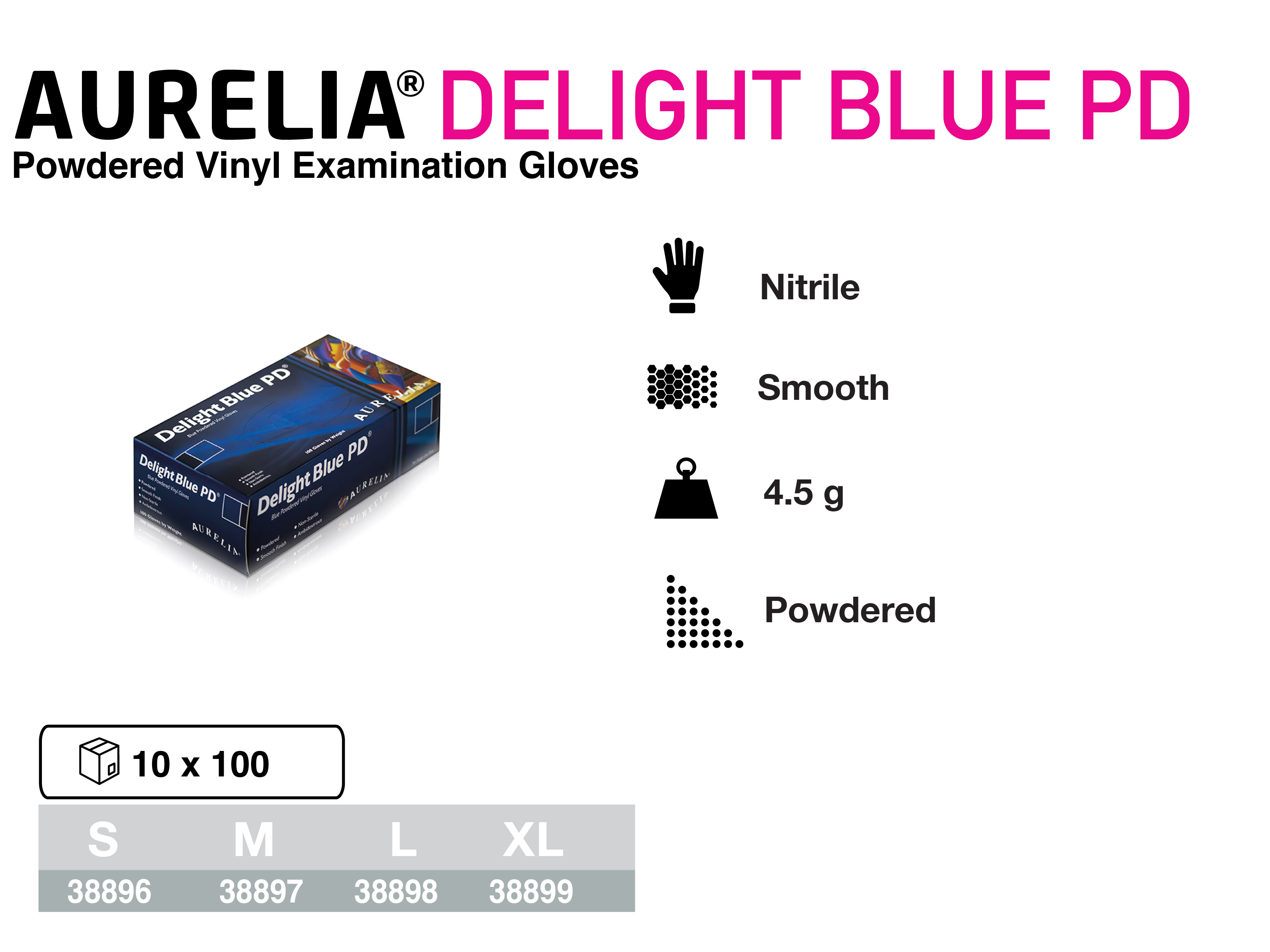 single use gloves; aurelia gloves; disposbale gloves
